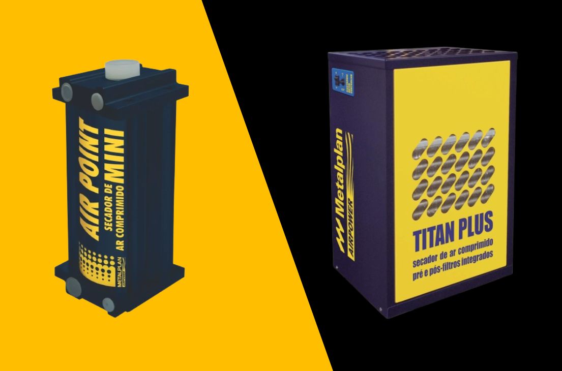 Quais os tipos de secadores de ar comprimido