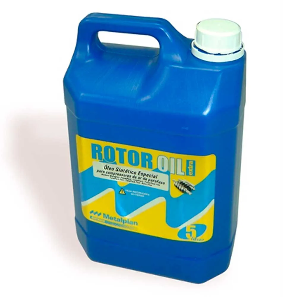 Óleo Compressor Parafuso Rotor e Pack Sintético - Metalplan