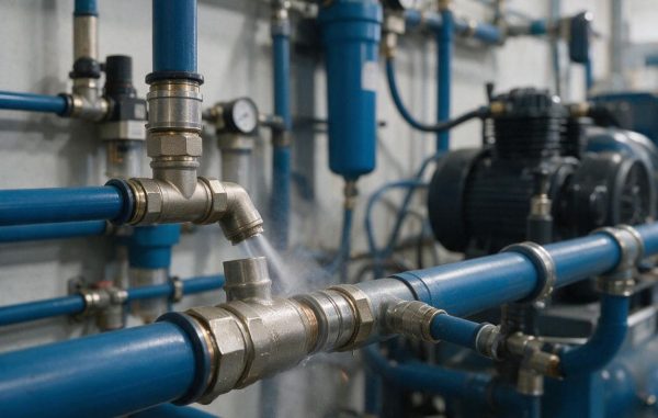 Tubulação de ar comprimido: o que causa vazamentos e como evitá-los
