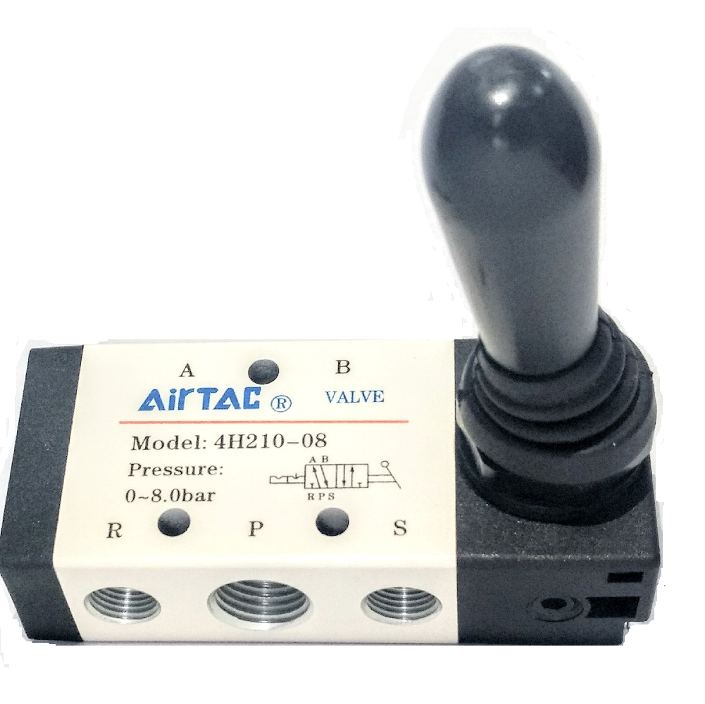 Válvula Pneumática Alavanca 5/2 vias - 5/2 Vias Mola ou Trava - Air Press